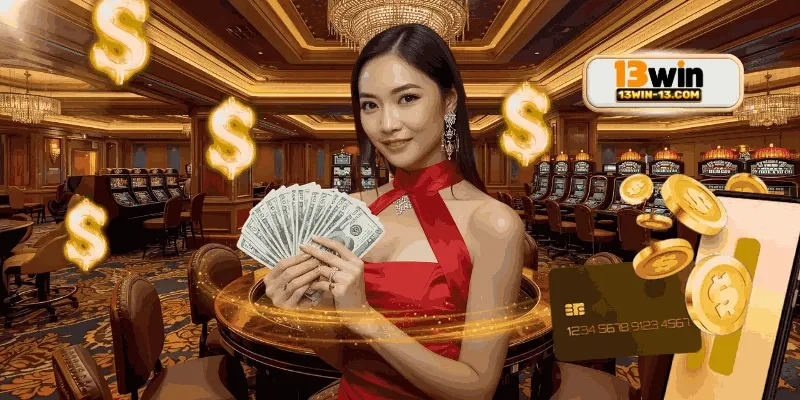 Hình minh họa khuyến mãi khi nạp tiền 13win lần đầu