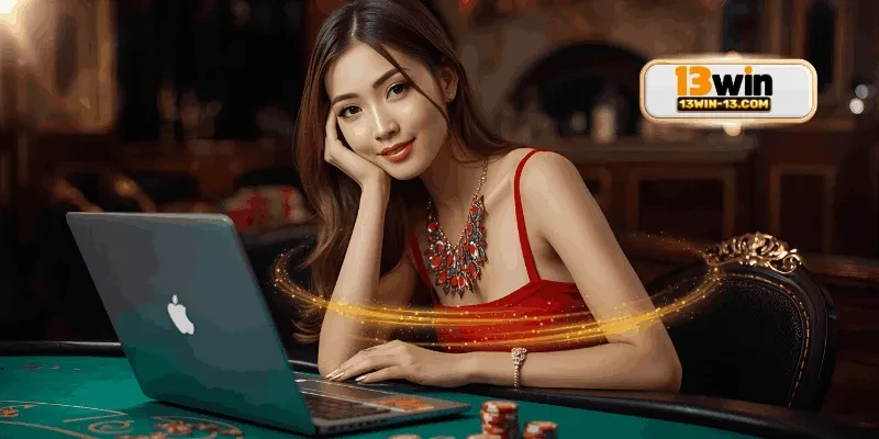 Khoảnh khắc người chơi trải nghiệm tính năng trên 13win